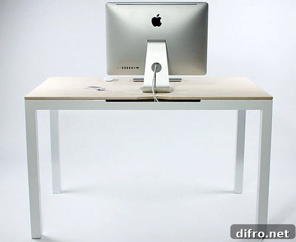 Solid wood tabletop with integrated tambour mechanism