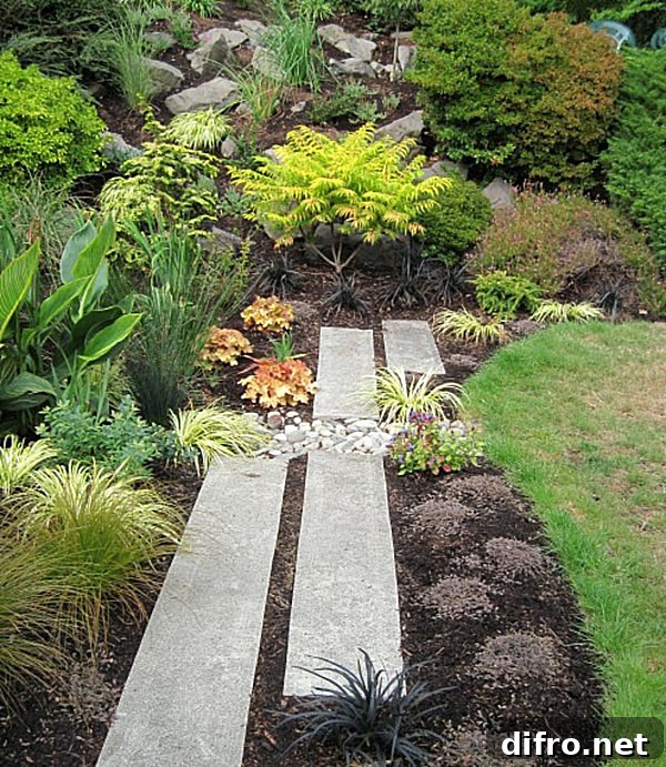 rock garden path