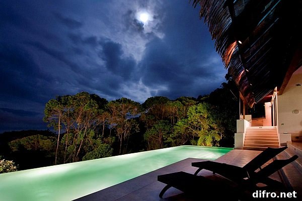 South Pacific design inspiration - villa with pool