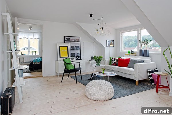 white Scandinavian design