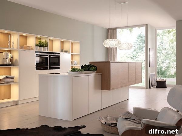 Caboche in a sleek white interior
