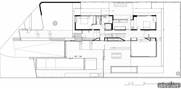 Architectural detail and landscaping