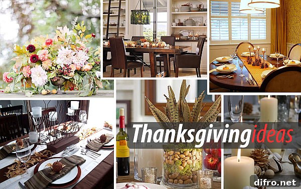 Thanksgiving table setup design ideas