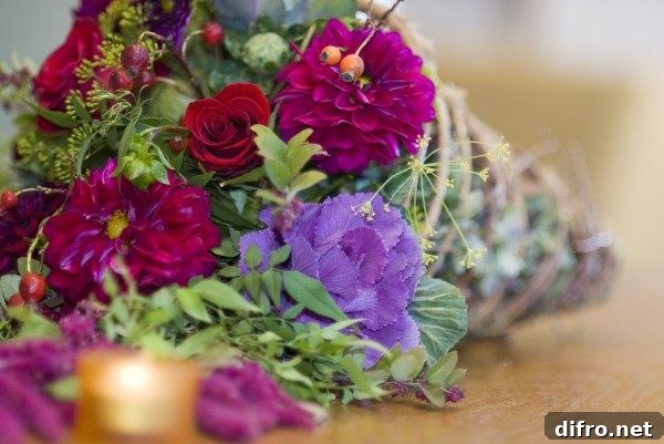 A floral cornucopia