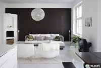 Black and White Minimalist Apartment Decor Ideas