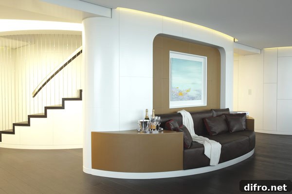 penthouse hallway