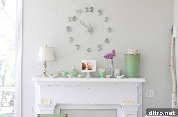 Elegant clock looks more like an art installation