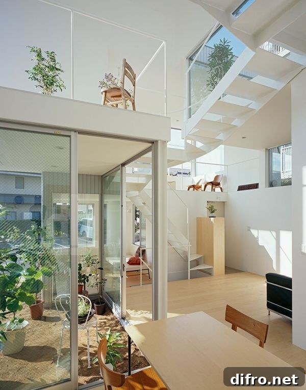 Ample space inside the house