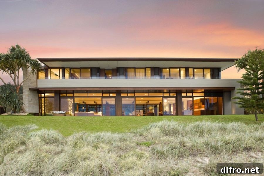 View of the Albatross Residence from the ocean