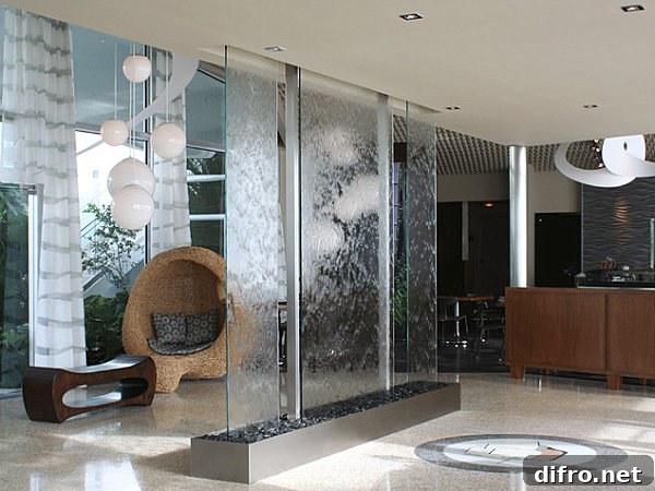 Modern Miami hotel lobby