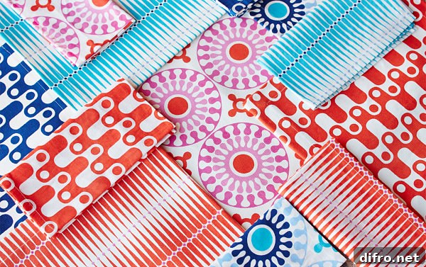 Colorful new linens from Jonathan Adler