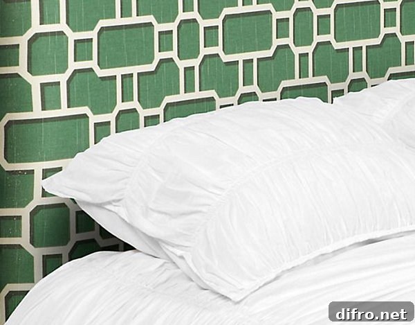 Emerald headboard