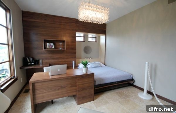 Double up your bedroom as a stylish work space