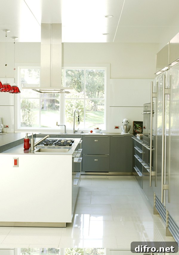 Open plan living spaces