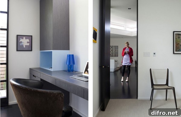 Detail of interior surfaces and furnishings