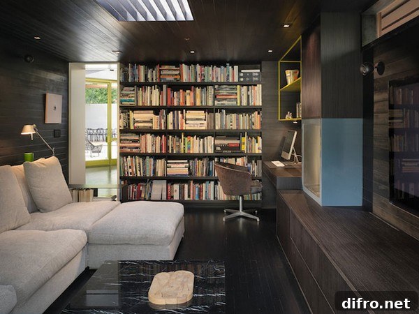 Family-focused living area with minimalist details