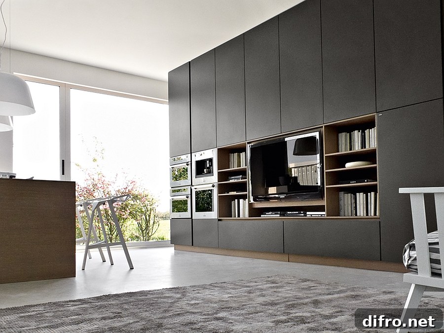 Combining smart living space with the kitchen