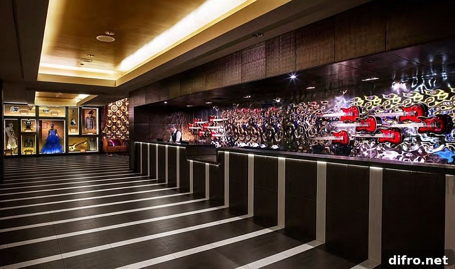 Amazing reception area of the hotel