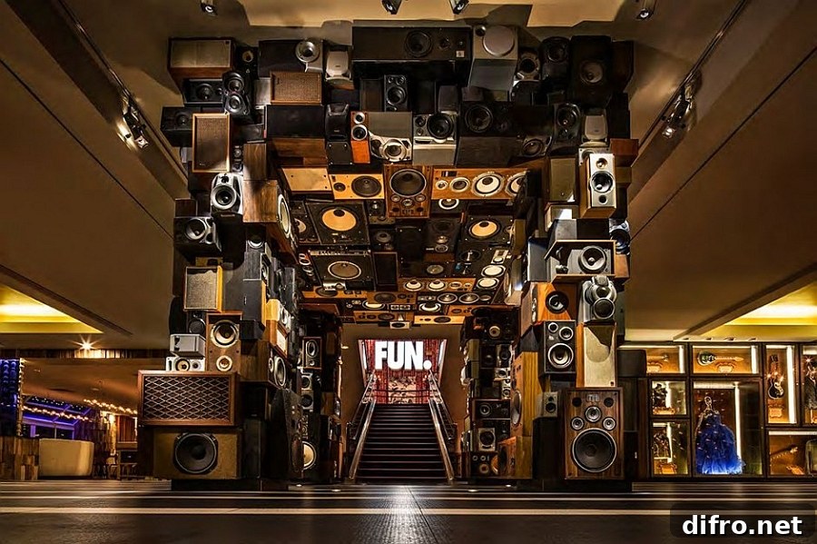 An entrance design for the rock star!