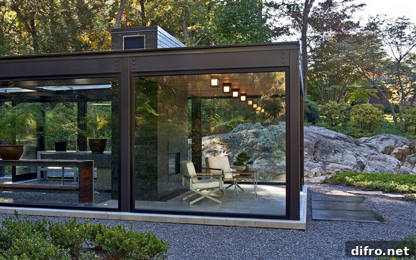Modern Green house garden