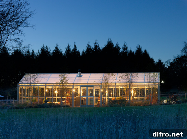 large greenhouse living