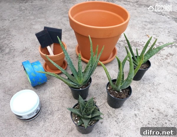 diy painted pots - decoist
