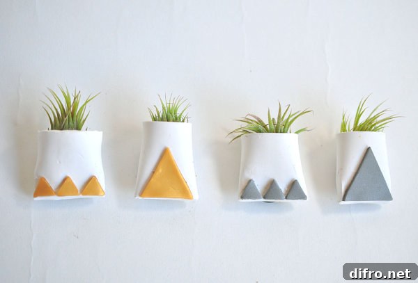 Magnetic air plant holders