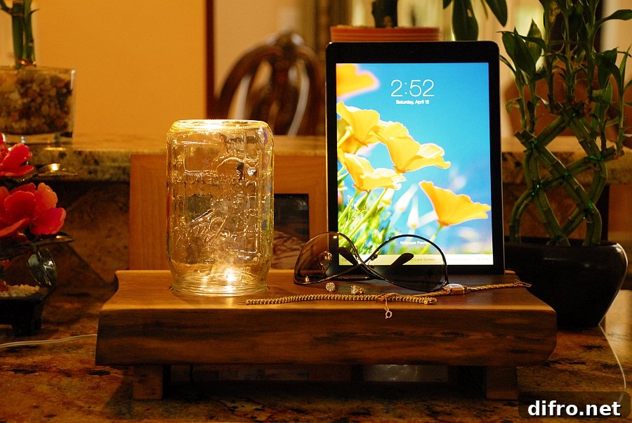 Change your bedside lighting with a simple switch of mason jars!