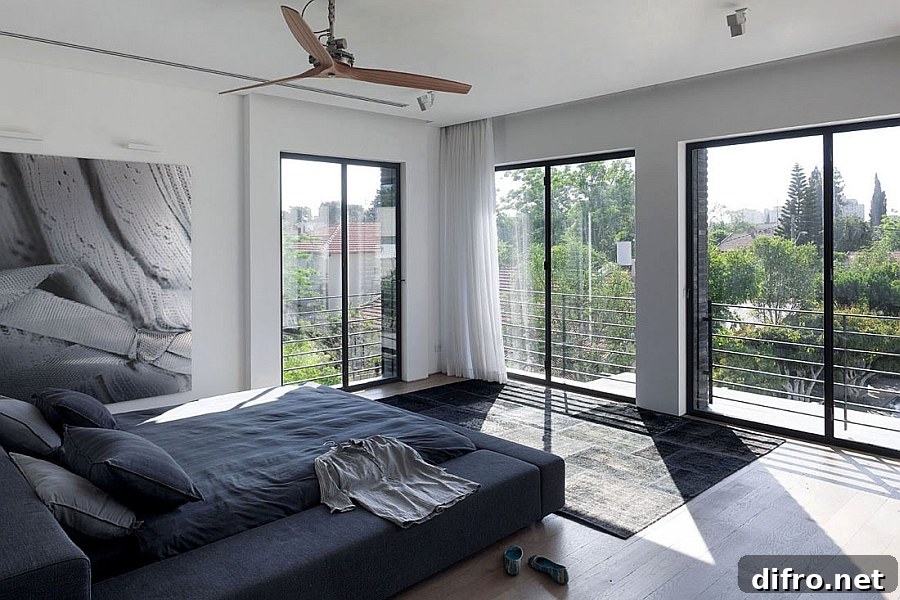 Serene bedroom in simple muted tones
